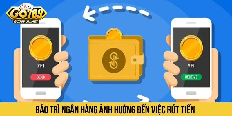 Bảo trì ngân hàng ảnh hưởng đến việc nạp rút tiền 