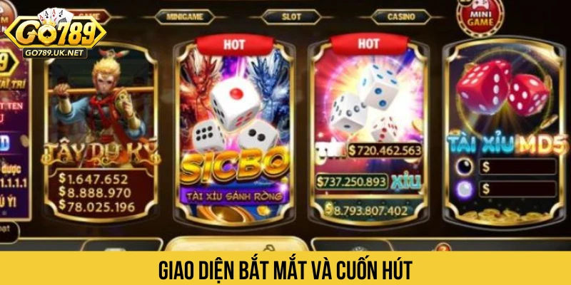 Thiết kế giao diện bắt mắt, vừa sang trọng, vừa hiện đại